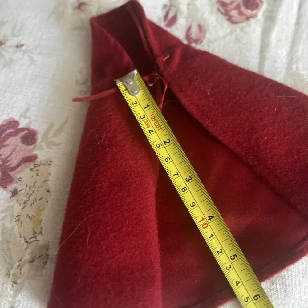 6 Inch Red Doll Cape For 7-10 Inch Dolls? Little Red Riding Hood